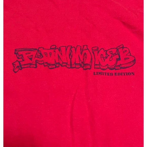 Space 2020 by TSI Hip-Hop TShirt Red Platinum Ice B Limited Edition XL Bronx Rap - Picture 6 of 7